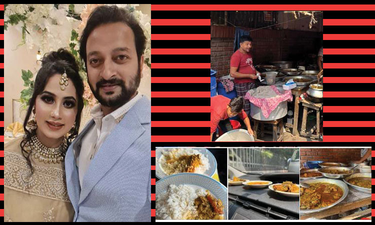 সিনেমার নায়ক বাস্তবেই খাবার খেলেন ফুটপাতের হোটেলে