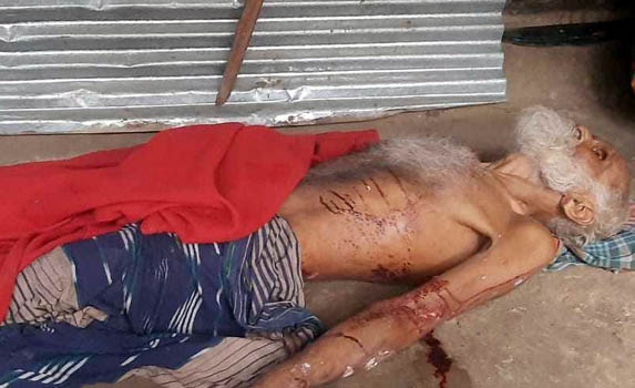 বাঘায় ছেলে হাতে বাবা খুন,ছেলে পলাতক